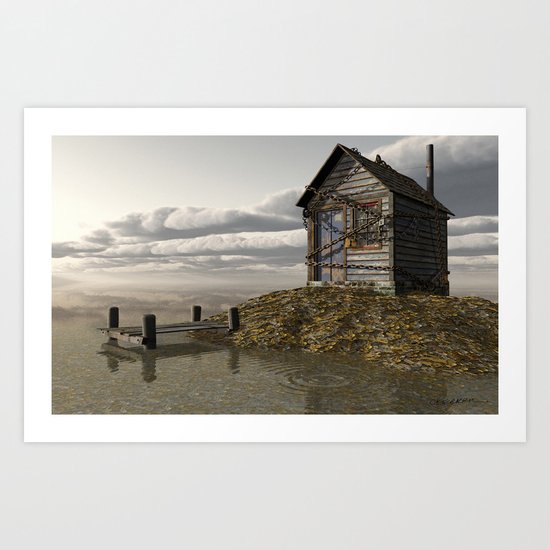 Locked Out Art Print