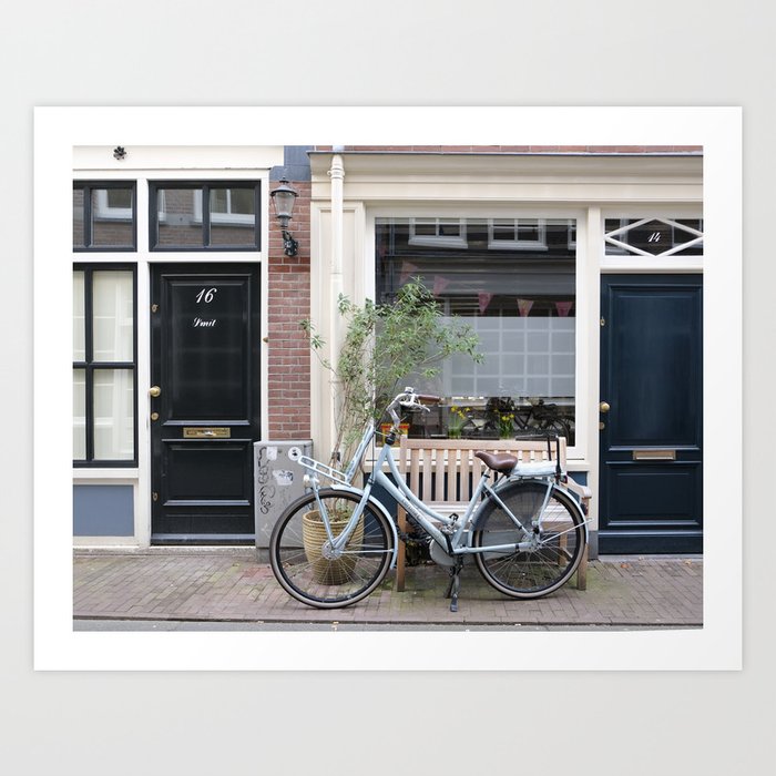 Amsterdam Bicycle (The 9 Streets) Art Print