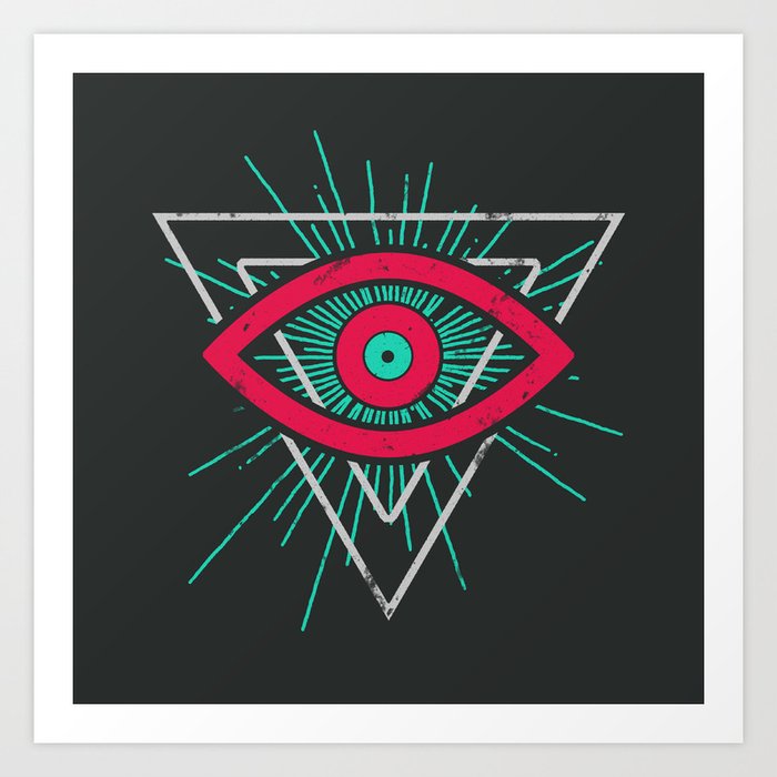 Illuminati (alt color) Art Print