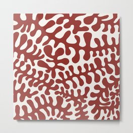 Henri Matisse cut outs seaweed plants pattern 8 Metal Print