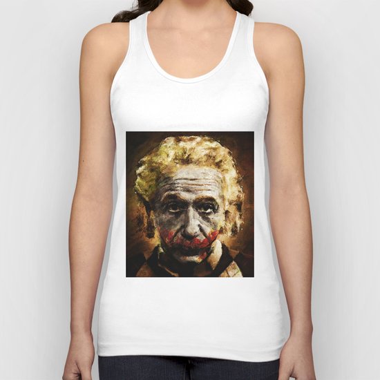 Einstein The Joker (Relatively Funny) Unisex Tank Top