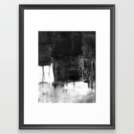 melt into darkness Framed Art Print