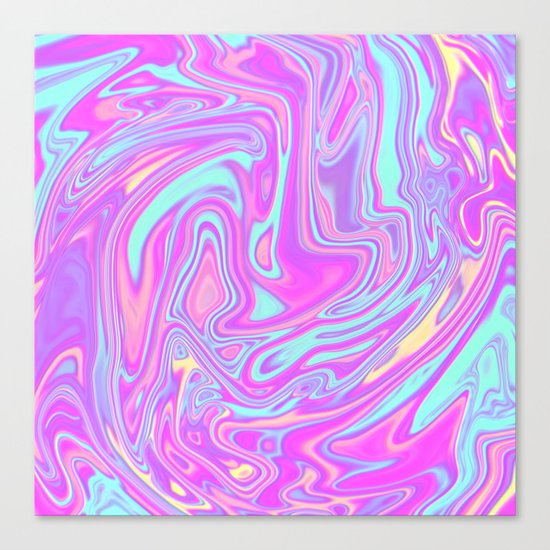Liquid Rainbow Canvas Print