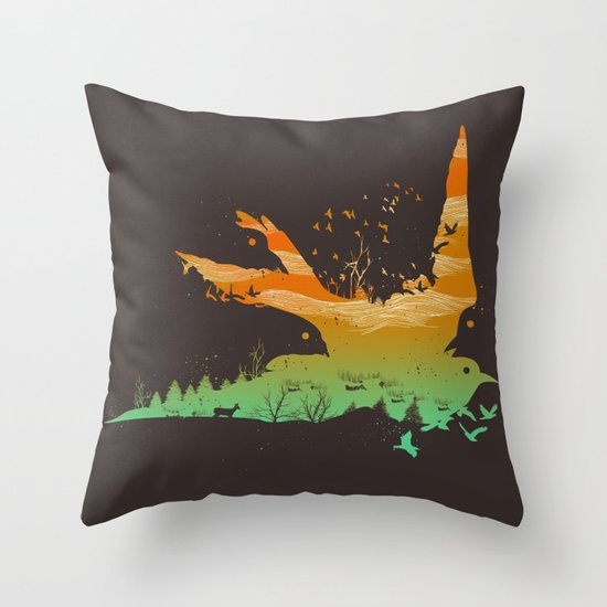 Fly Away Home Throw Pillow