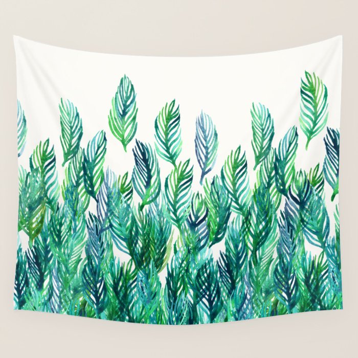 Jungle Rising Wall Tapestry by micklyn Society6
