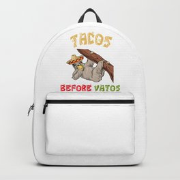 Tacos Before Vatos - Cinco De Mayo Sloth Backpack | Drinking, Margaritas, Cincodedrinko, Drinkodemayo, Donkey, 5Demayo, Cincodemayo, Drawing, Makeamericamexicoagain, Mexicans 