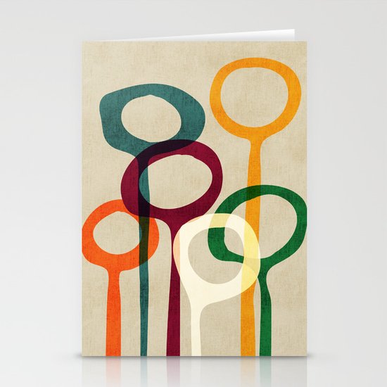 Blowing bubbles Stationery Cards
