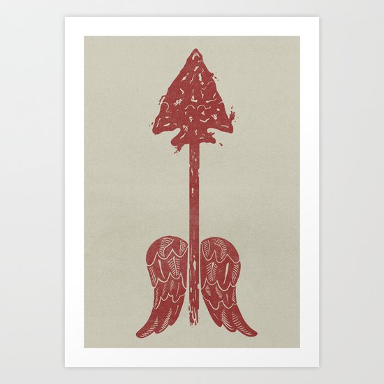 Arrow on the Doorpost Art Print