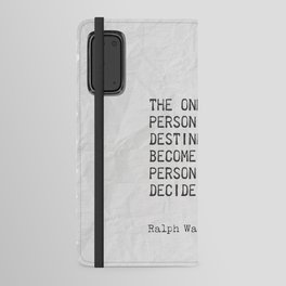 Ralph Waldo Emerson quotes 100 Android Wallet Case