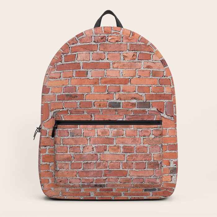 plain red backpack