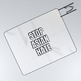 Stop Asian Hate Picnic Blanket