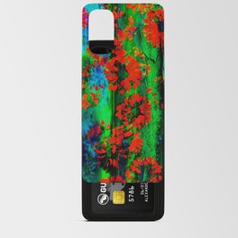 Bohemian Floral abstract batik fabric Android Card Case