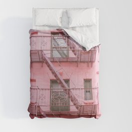 Pink Soho NYC Comforter