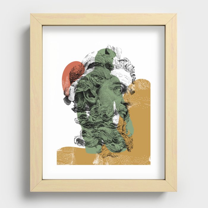 Neptune with NOODDOOD Recessed Framed Print