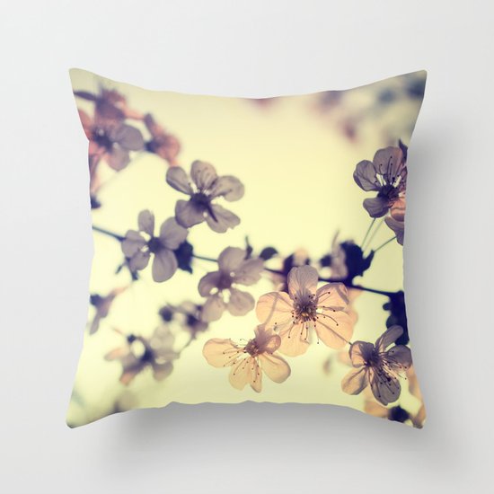 Spring light Throw Pillow