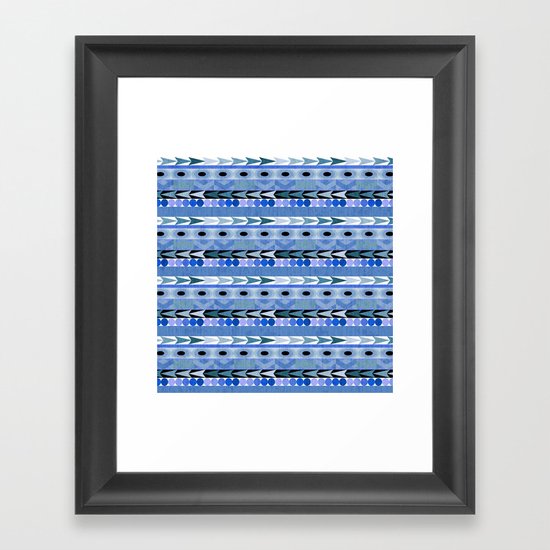 Play Date Blues Framed Art Print