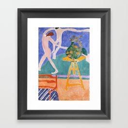 Nasturtiums henri matisse with the dance of painting Framed Art Print