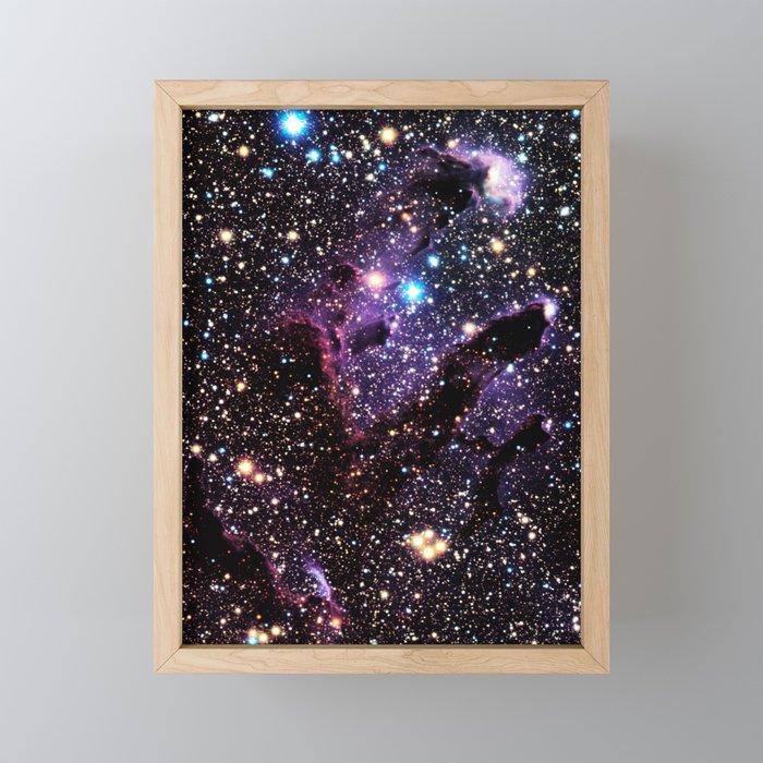 Eagle Nebula Dark Framed Mini Art Print