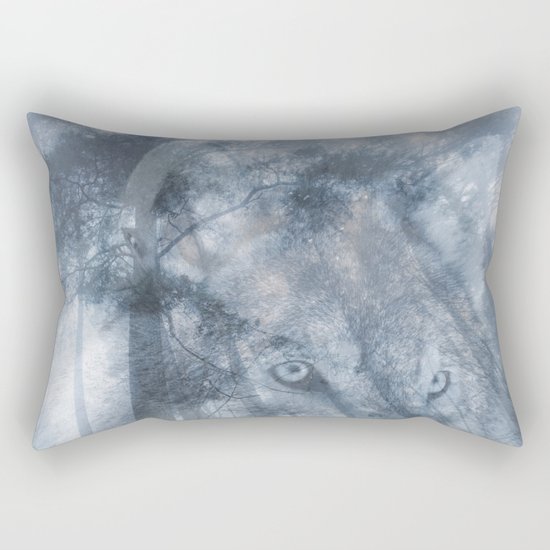 Wolf Spirit Rectangular Pillow