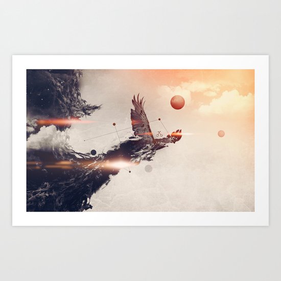 Break away Art Print