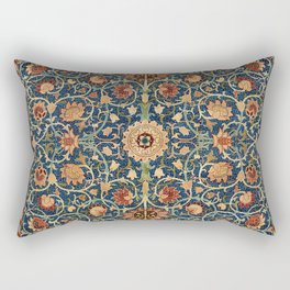 William Morris Floral Carpet Print Rectangular Pillow