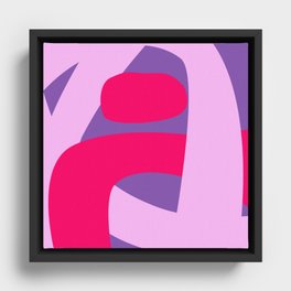 pink life Framed Canvas