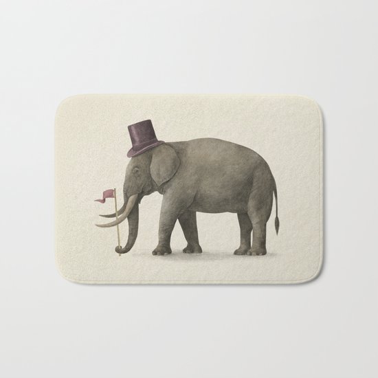 Elephant Day Bath Mat