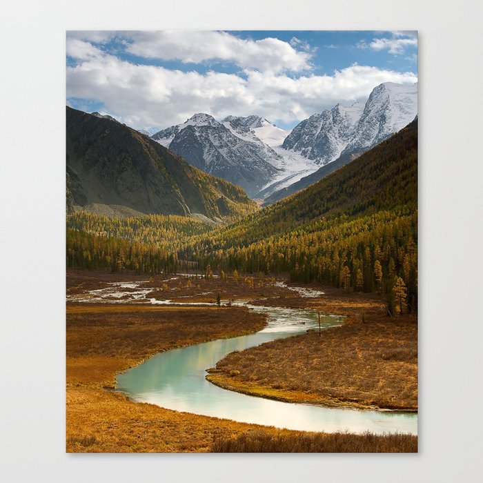 Siberia landscape  Canvas Print
