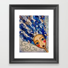 OCEAN GIRL Framed Art Print