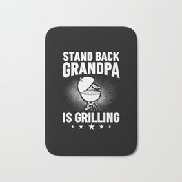 Grandpa Grilling BBQ Grill Smoker Master Bath Mat