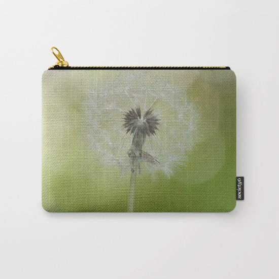 Dandelion in LOVE- Flower Floral Flowers Spring on #Society6 Carry-All Pouch