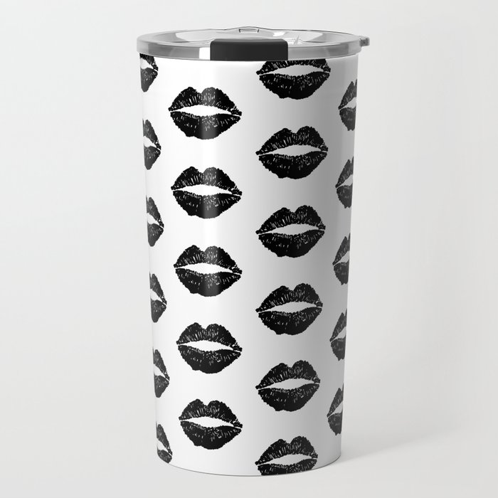 Black Lips Travel Mug