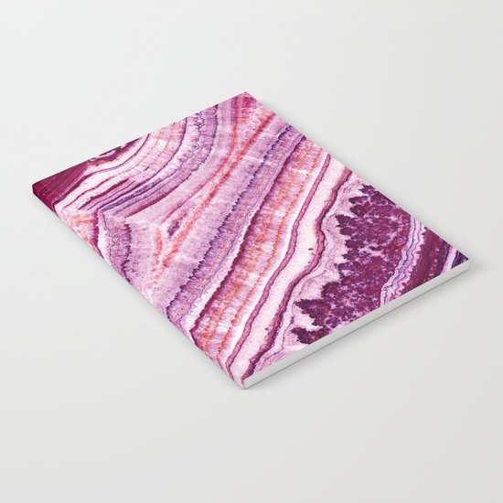Purple Marble Notebook