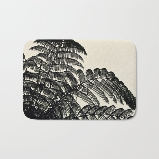 Palm Fan Bath Mat