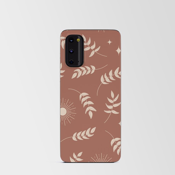 Solstice Leaves (Rust) Android Card Case