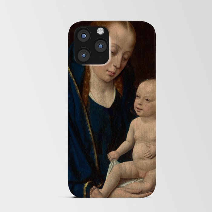 Madonna and Child, 1465 by Dieric Bouts iPhone Card Case