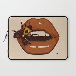Lips and Bee Laptop Sleeve