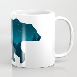 Night Forest Bear Coffee Mug