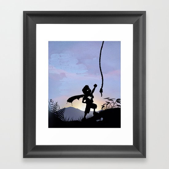 Super Kid Framed Art Print