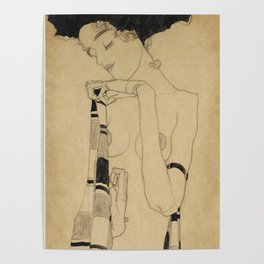 Egon Schiele  -  Standing Girl Poster
