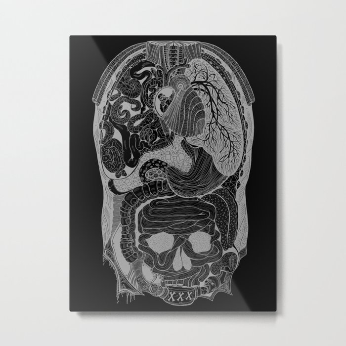 Gross Anatomy (variant) Metal Print