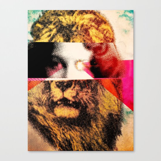 Lady Lion Canvas Print