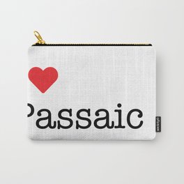 I Heart Passaic, MO Carry-All Pouch | Missouri, Iheartpassaic, Heart, Love, Ilovepassaic, Passaic, Typewriter, White, Mo, Red 