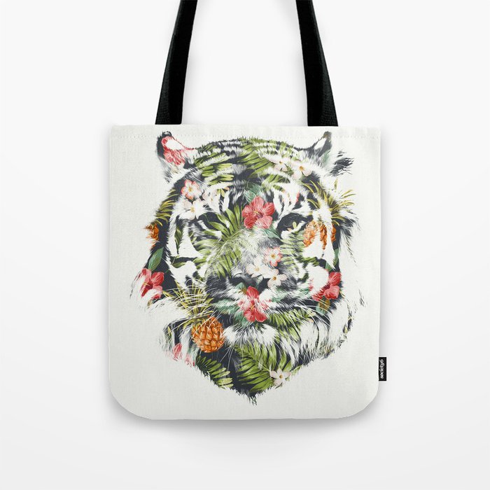 Tropical tiger Tote Bag