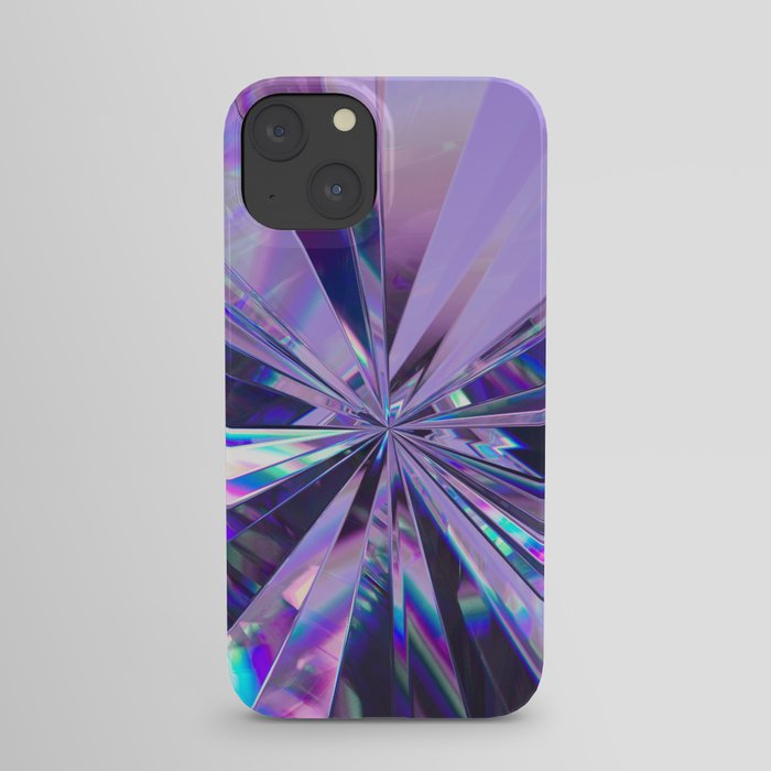Brilliant Purple Crystal  iPhone Case