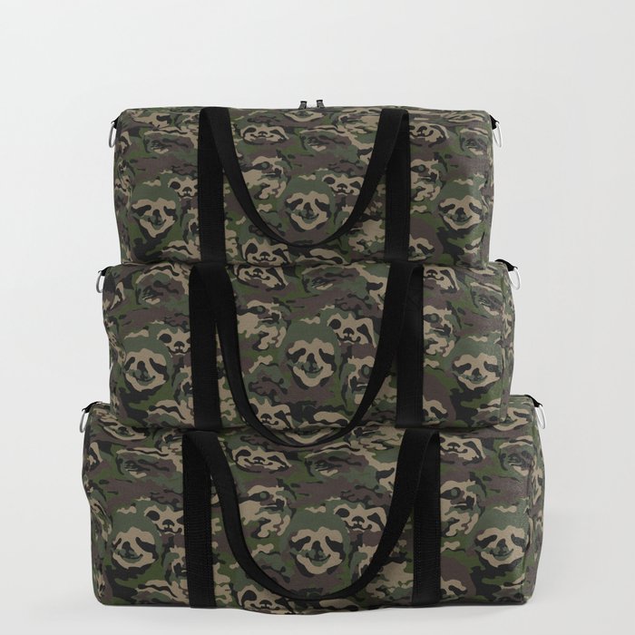 Sloth Camouflage Duffle Bag By Huebucket Society6