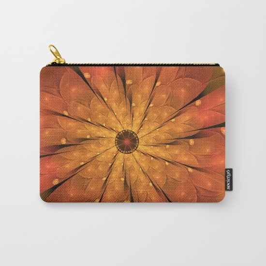 Cosmic Flower Carry-All Pouch