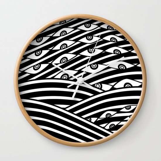 "Amok" by Drew Litowitz Wall Clock