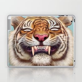 Smiling Tiger Laptop Skin