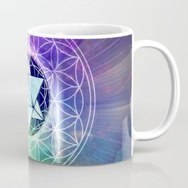 Colorful Sacred Geometry Merkaba  Coffee Mug | Indigochild, Merkabah, Meditation, Mysticism, Lightbody, Lightworker, Sacredgeometry, Colorful, Chakra, Merkaba 